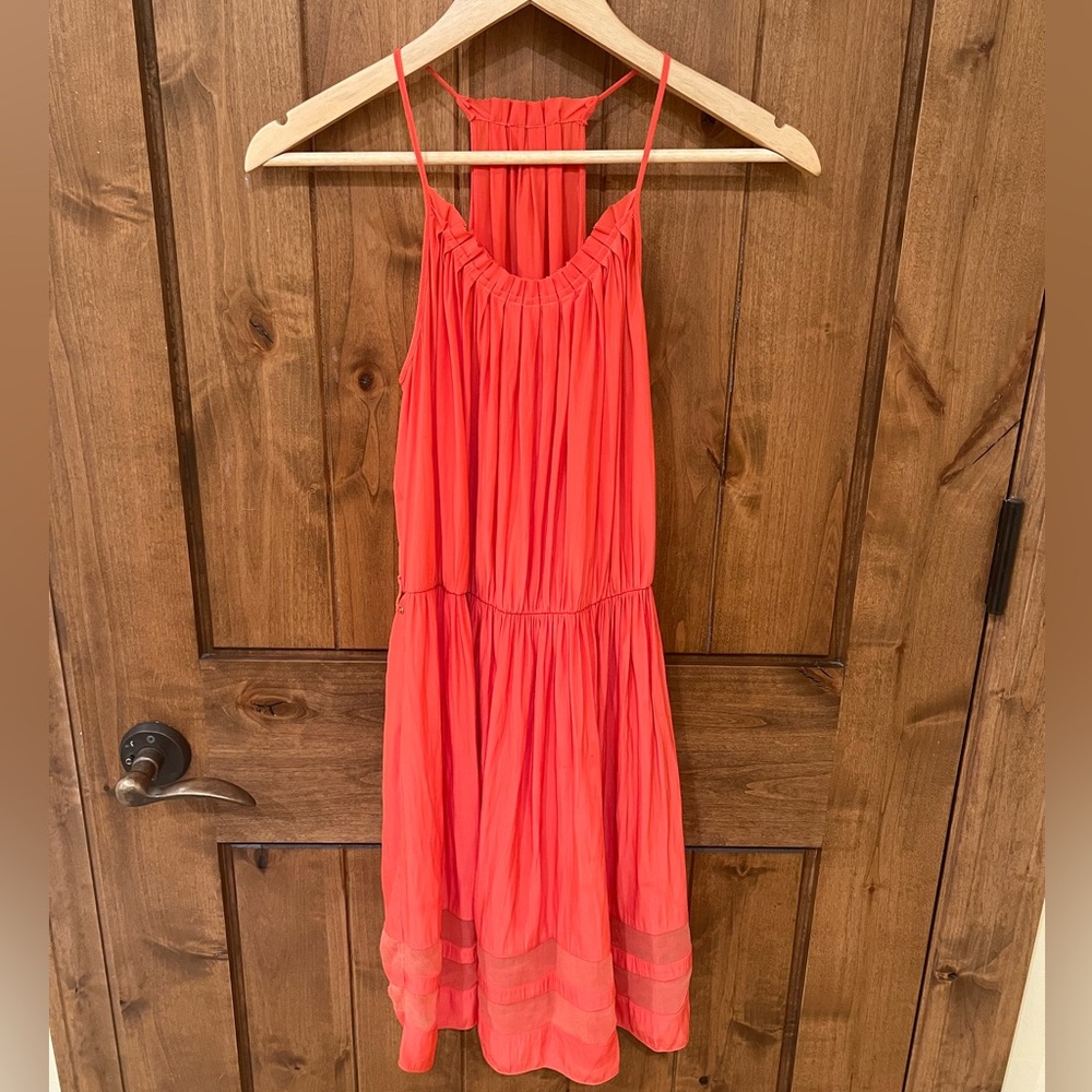 Ramy Brook New York pink/coral summer dress or swim suit cover up.